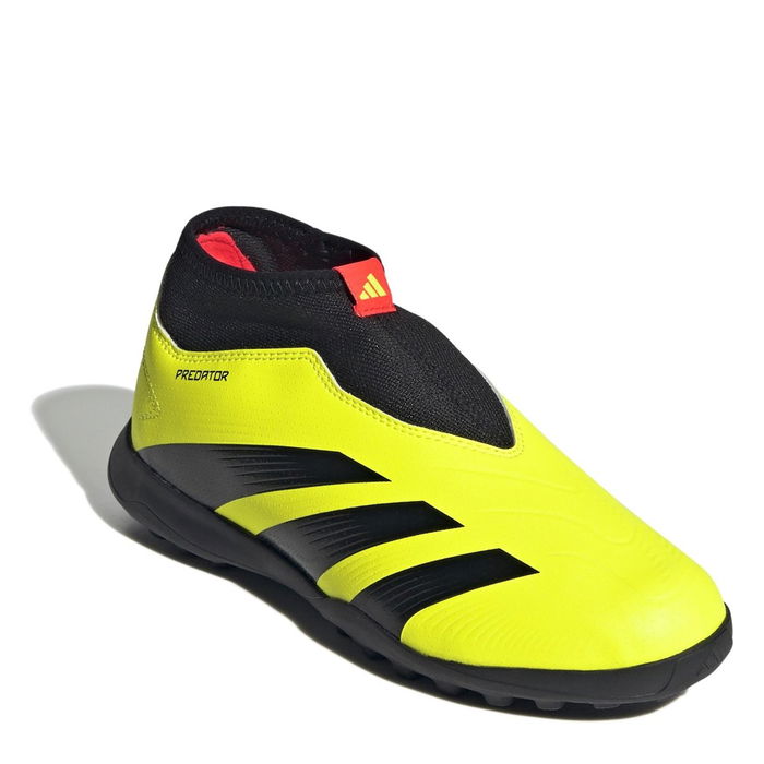 Predator League Laceless Juniors Astro Turf Football Boots 
