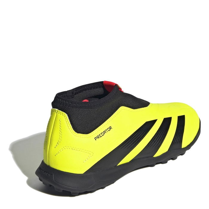 Predator League Laceless Juniors Astro Turf Football Boots 