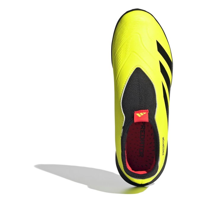 Predator League Laceless Juniors Astro Turf Football Boots 