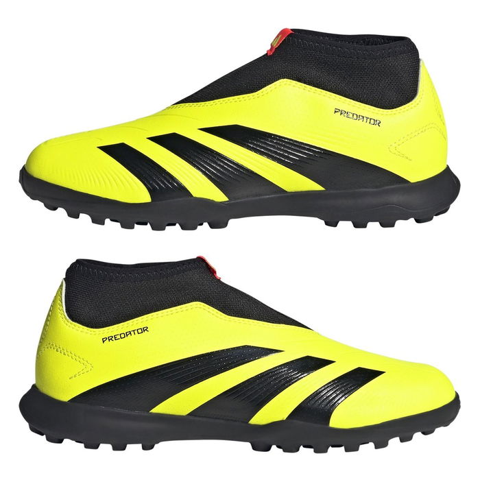 Predator League Laceless Juniors Astro Turf Football Boots 