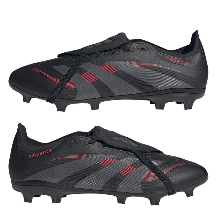 Predator League Fold Over Tongue Firm Ground Football Boots