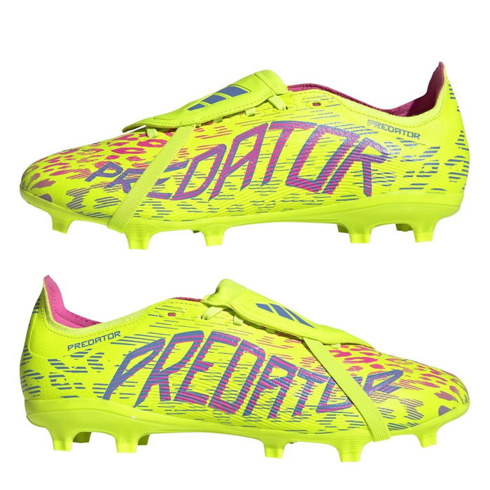 Predator League Fold Over Tongue Firm Ground Football Boots