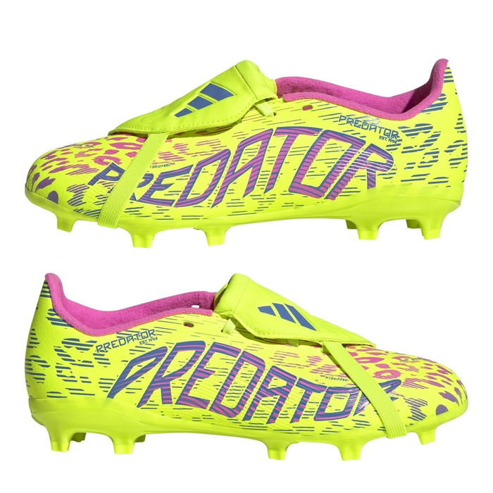 Predator League Fold Over Tongue Childrens Firm Ground Football Boots