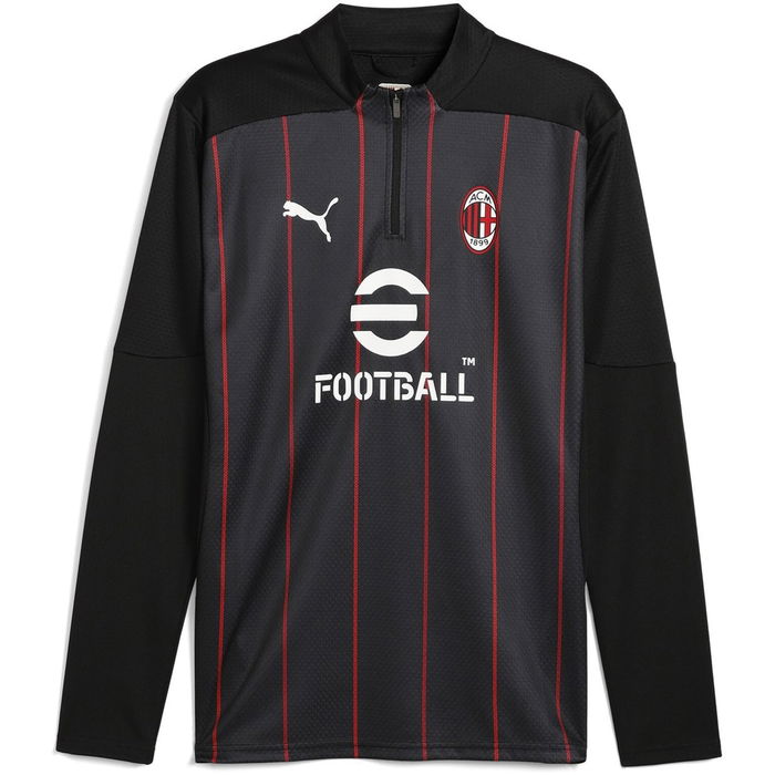 AC Milan Prematch Quarter Zip Top 2024 2025 Adults