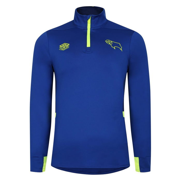 Derby County Mid Layer Training Top Mens