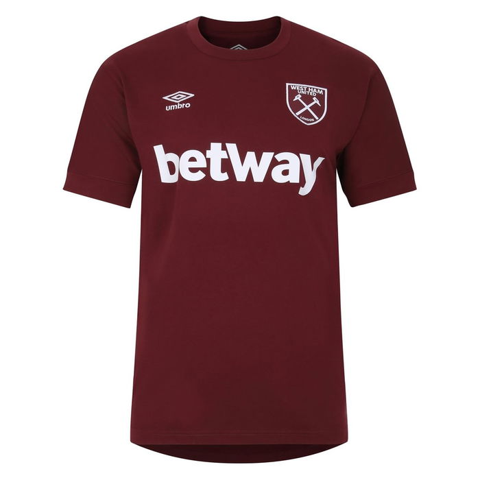 West Ham United Training Shirt Mens