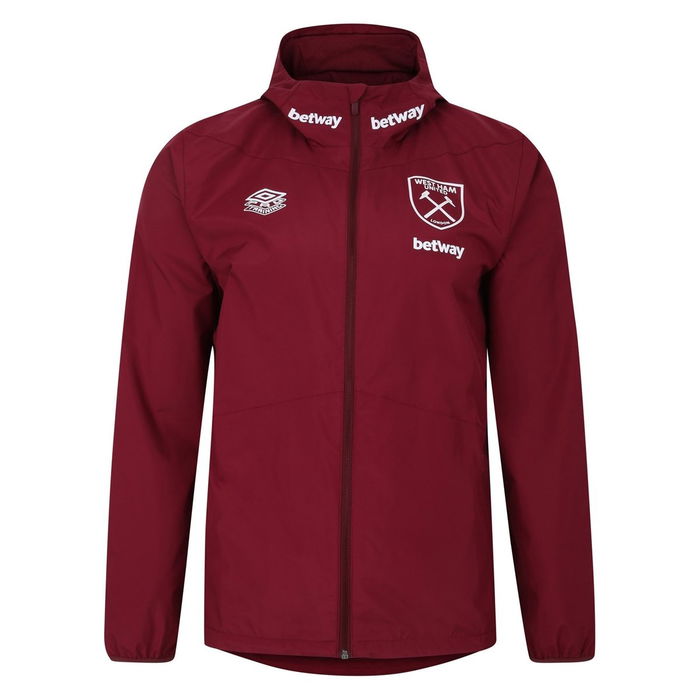 West Ham United Rain Jacket Mens