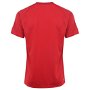 Sereno, 3 Bande, T-shirt pour hommes en Rouge et blanc