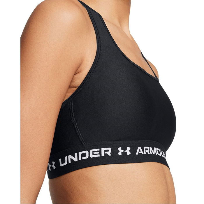Armour Crossback Mid Bra Medium Impact Sports Womens