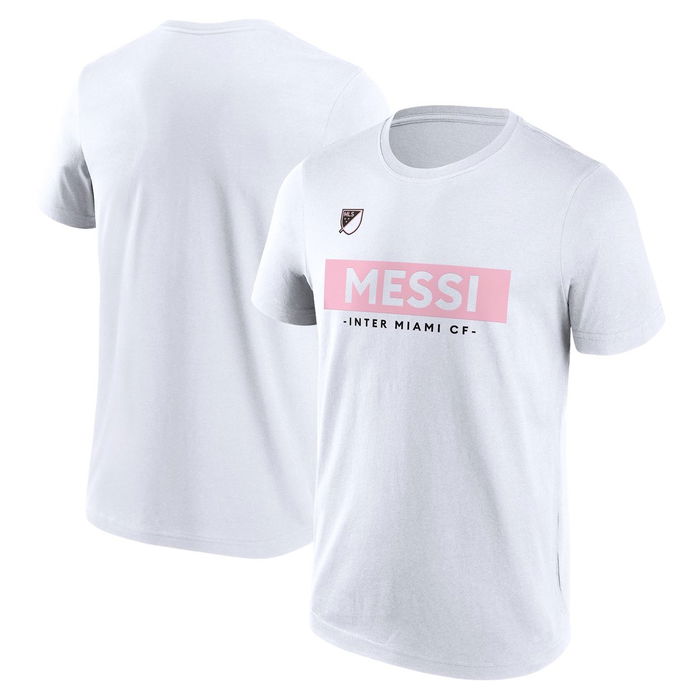 Messi Inter Miami Block T Shirt Adults