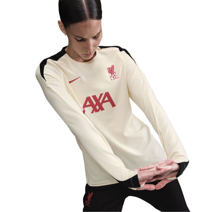 Liverpool Strike Crew Neck Top 2024 2025 Womens