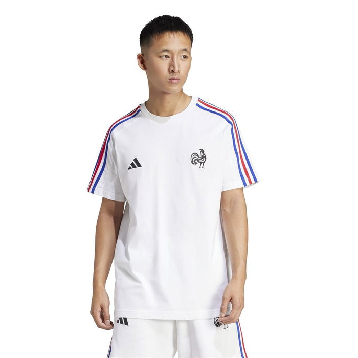 France Essentials 3 Stripes T-Shirt Mens