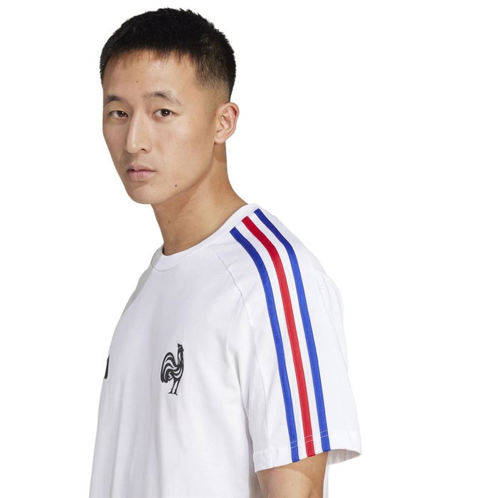 France Essentials 3 Stripes T-Shirt Mens