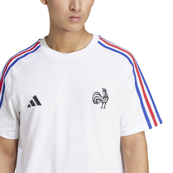 France Essentials 3 Stripes T-Shirt Mens