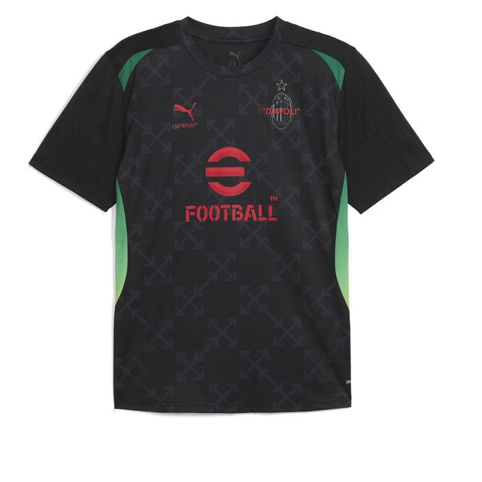 AC Milan x Off White Pre Match Shirt Adults