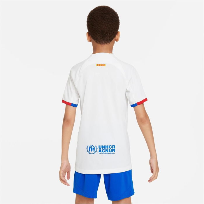 FC Barcelona Away Shirt 2023 2024 Childrens