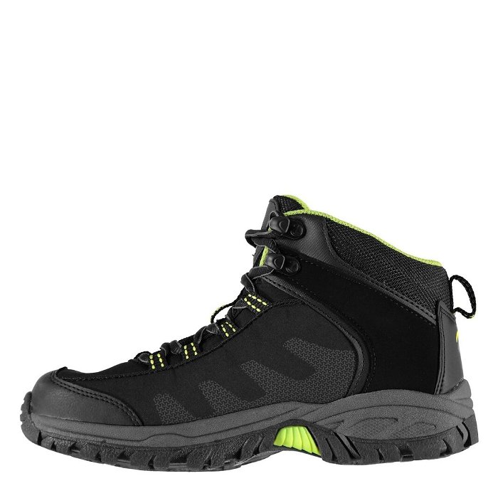 Gelert Softshell Mid Junior Walking Boots Black/Lime, £21.00