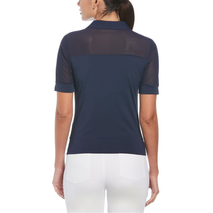 Mesh Polo Shirt Womens
