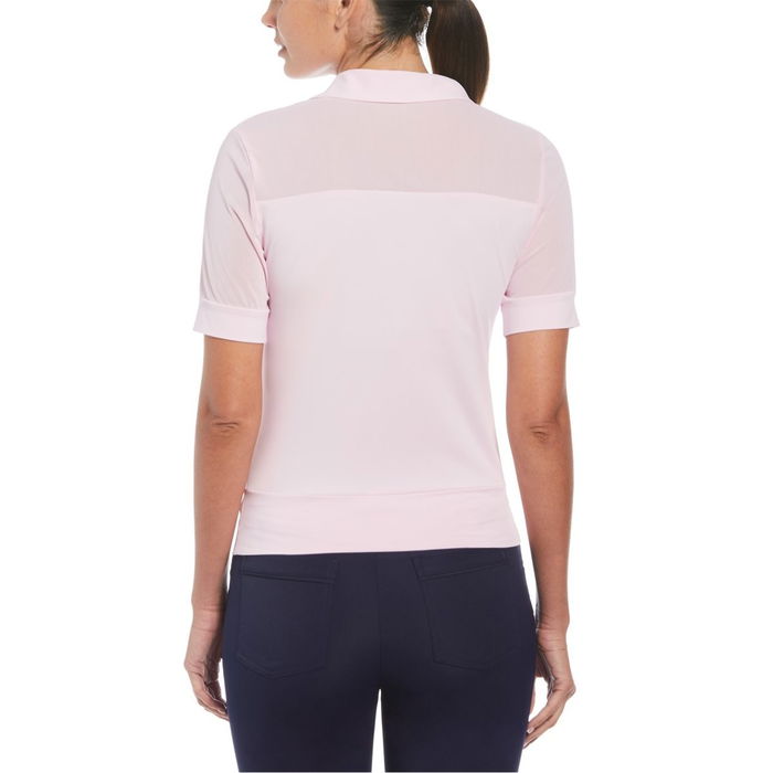 Mesh Polo Shirt Womens