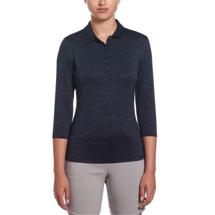 3/4Yd Golf Polo Shirt Womens