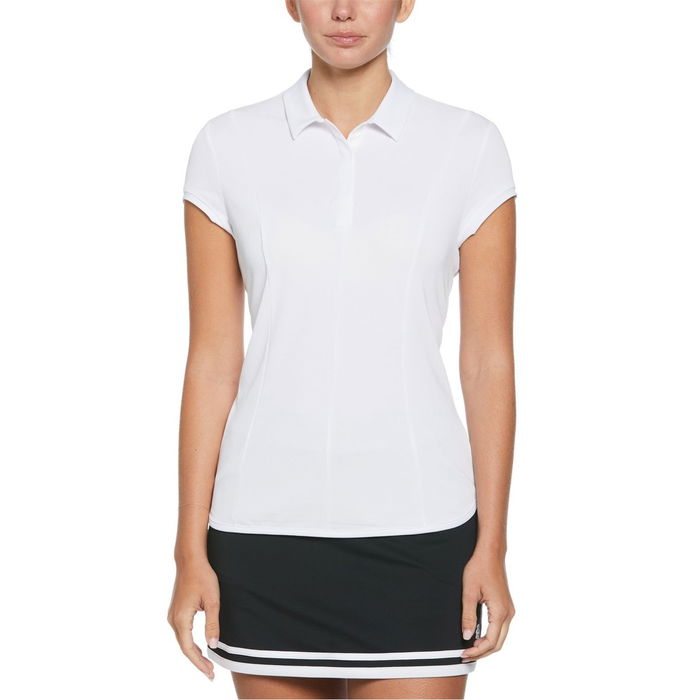 Cap Sleeveless Polo Shirt Womens