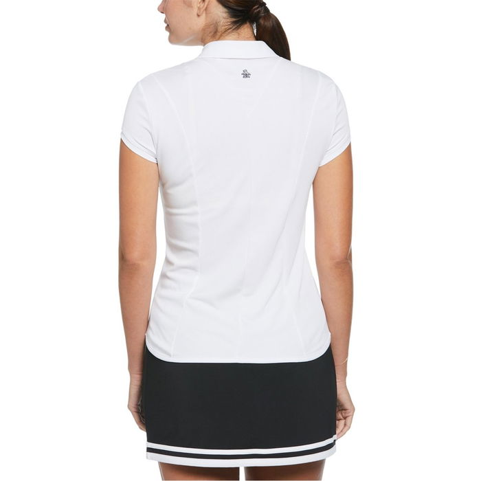 Cap Sleeveless Polo Shirt Womens