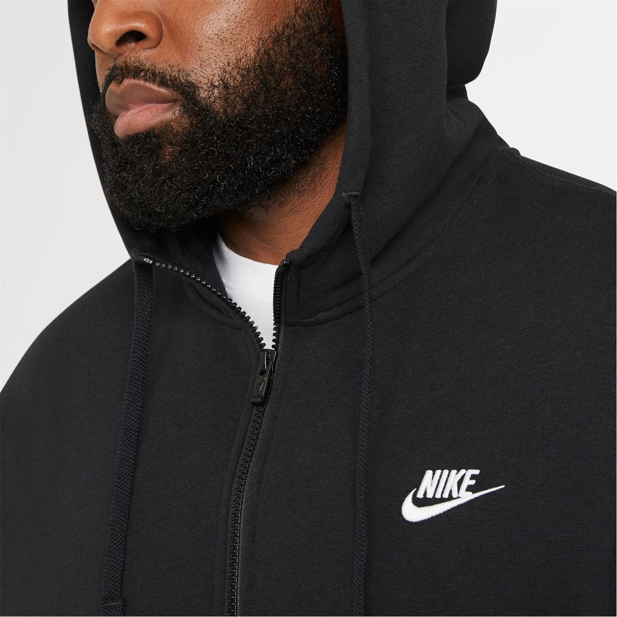 Nike men's club hot sale full zip hoodie