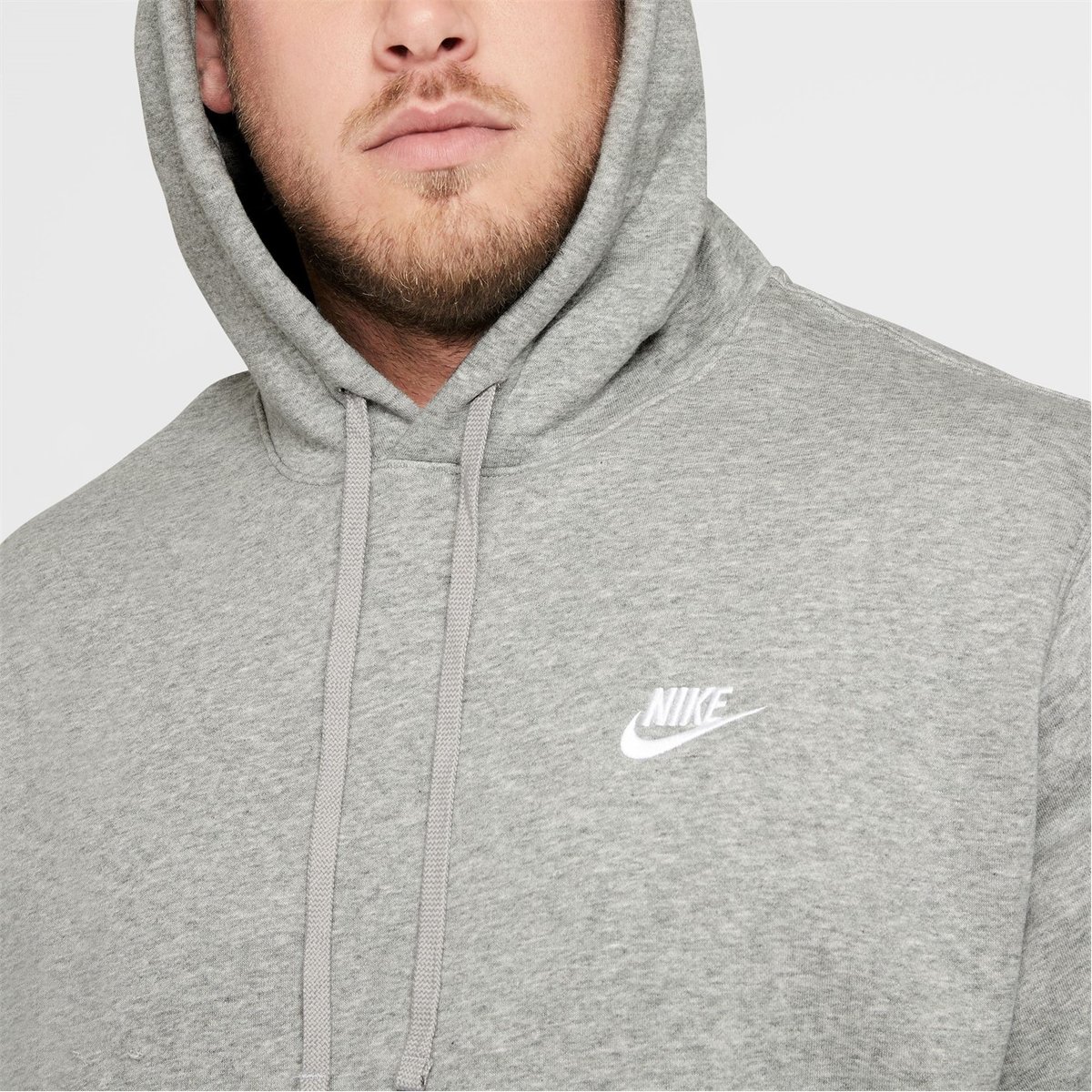 Nike pullover deals hoodie grey