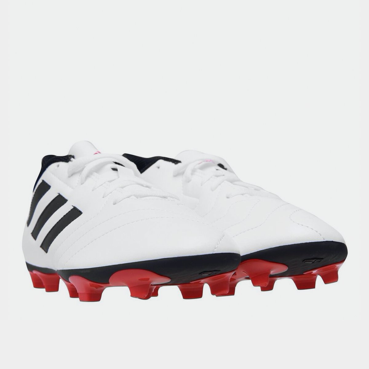 adidas Goletto Junior Firm Ground Football Boots Junior Boys White