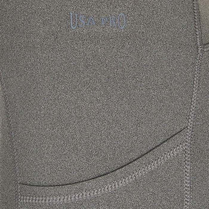 USA Pro Capri Cropped Leggings Charcoal Marl, £2.00