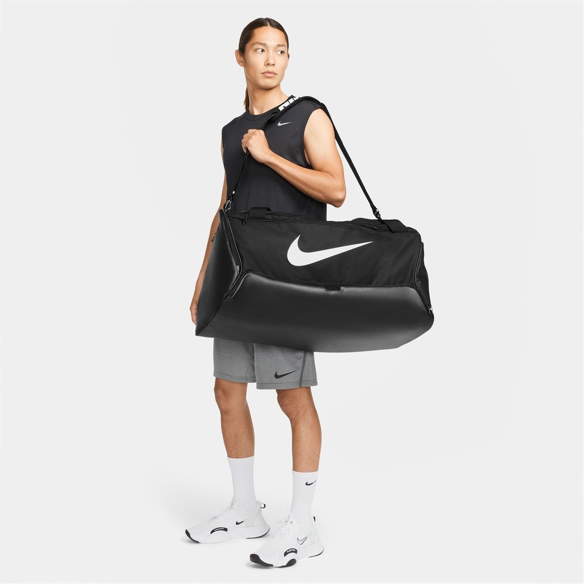 Nike Brasilia Large Sports Holdall Black 37.00