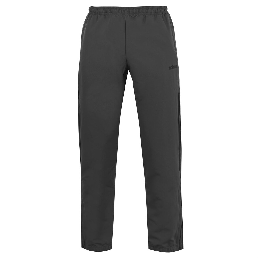 Black adidas mens online tracksuit bottoms