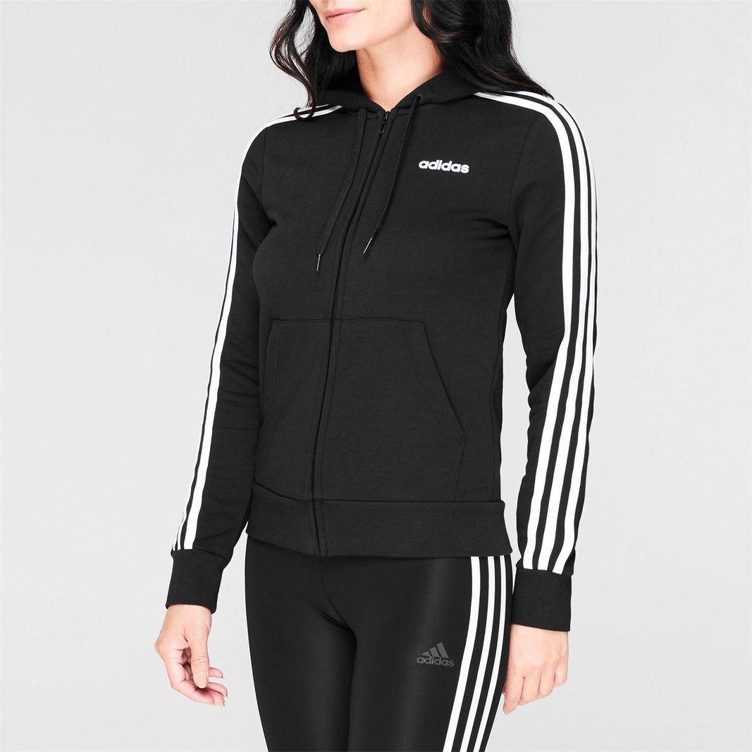 Ladies black cheap adidas hoodie