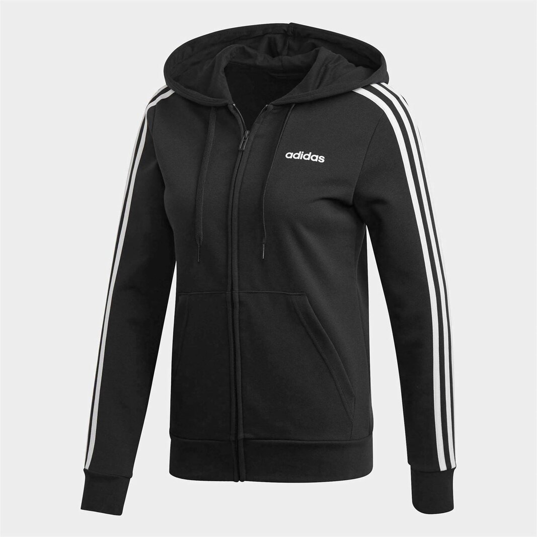 3 Stripe Zip Track Hoodie Ladies