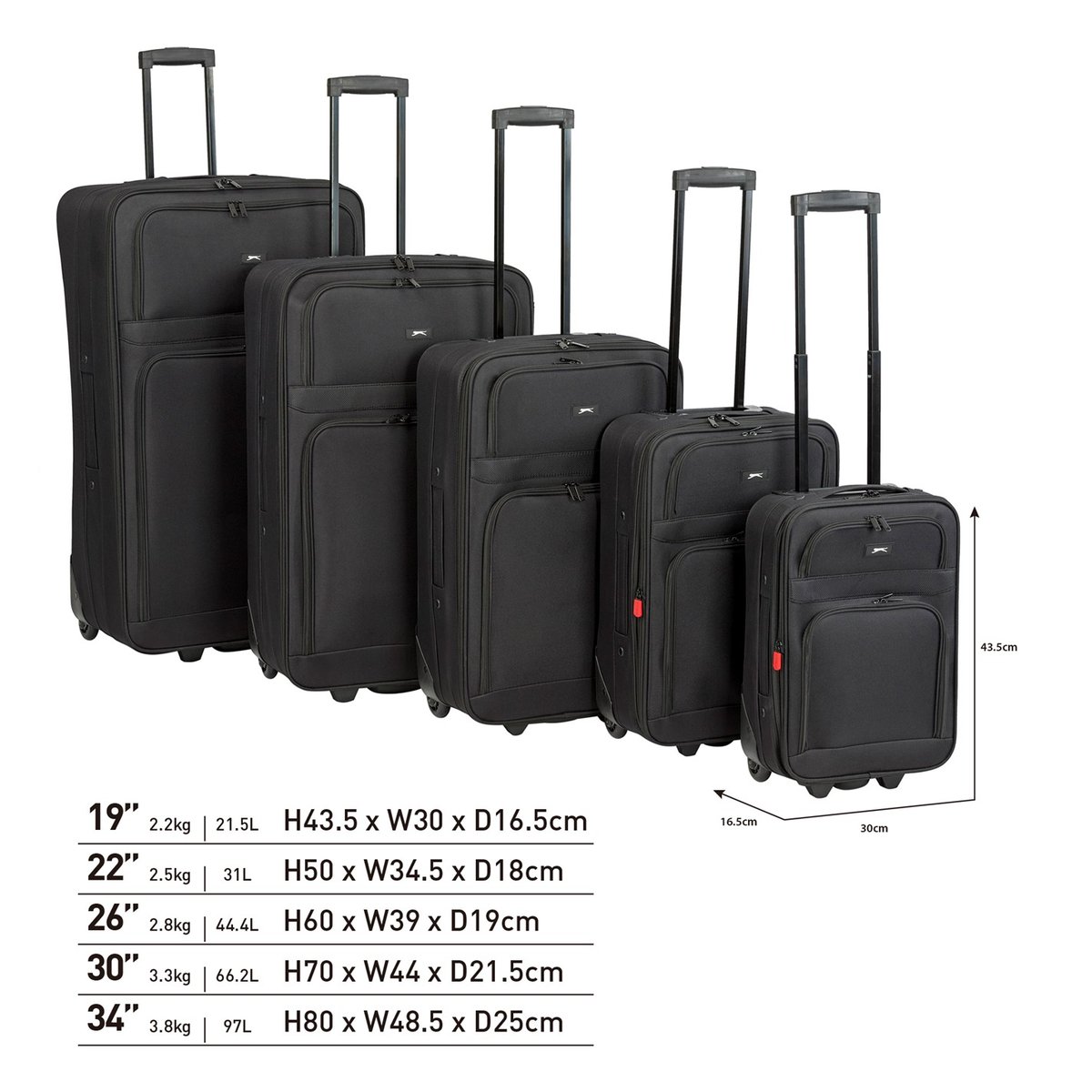 Slazenger 34 inch suitcase online