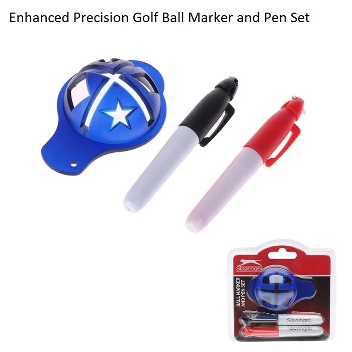 Precision Golf Ball Marker and Pen Set