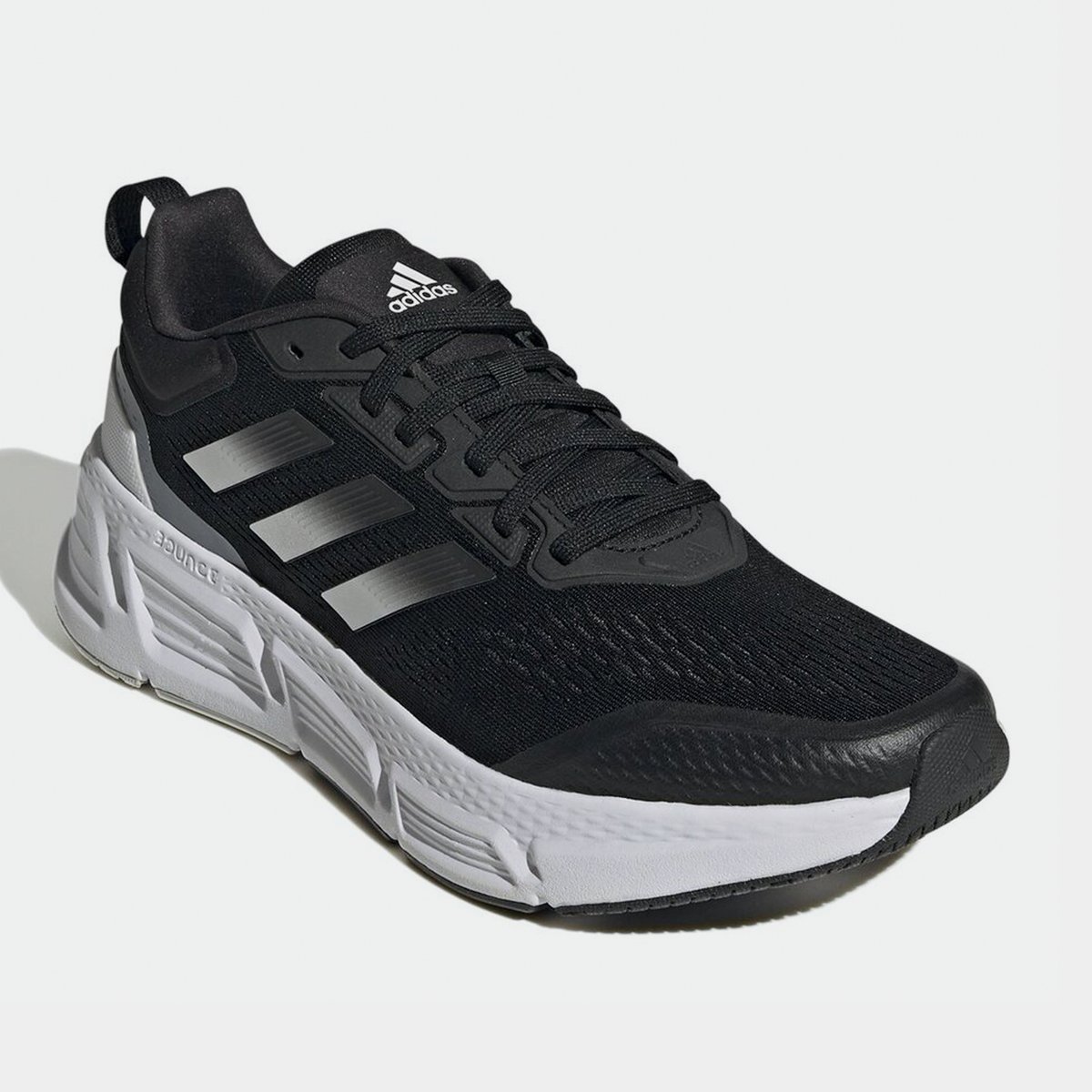 Men's white and outlet black adidas shoes