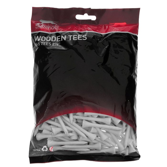 Wooden Tee Bumper Pack White colour