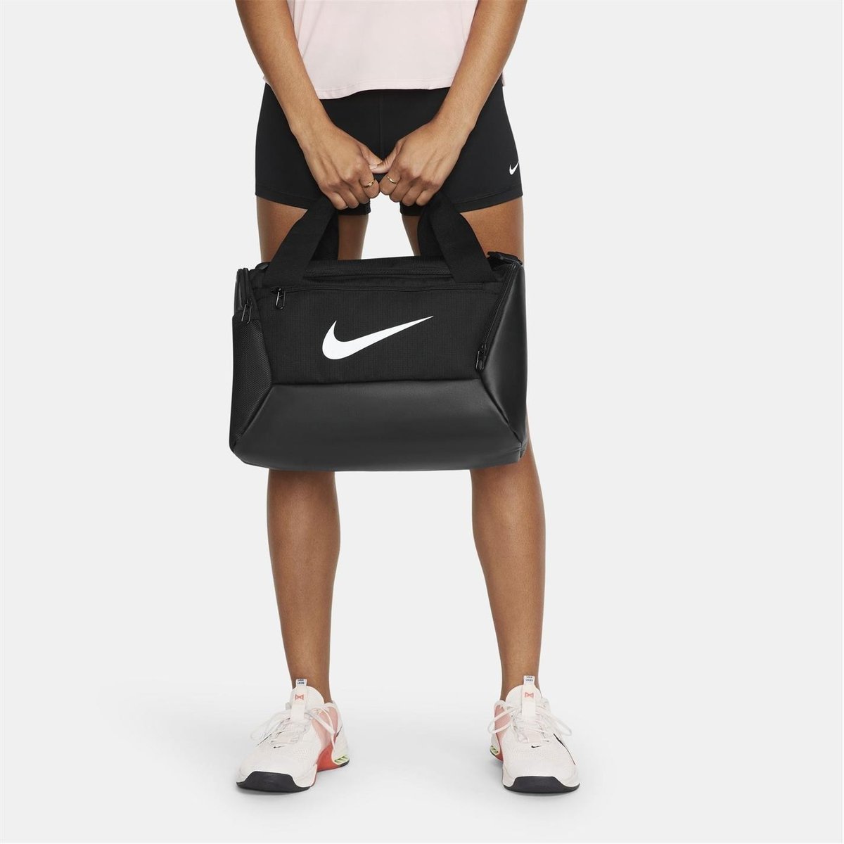 Nike Brasilia Duffel Bag Extra Small Black White 28.00