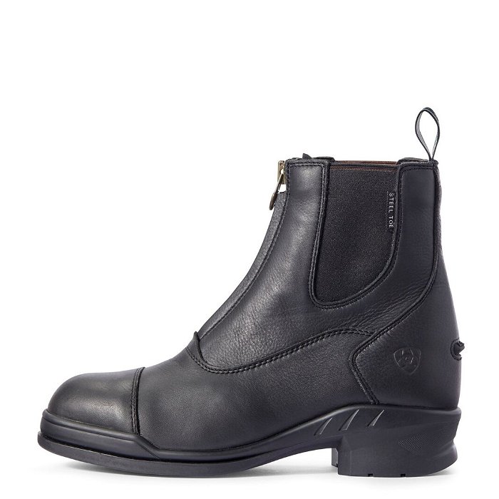 Heritage IV Steel Toe Zip Ladies Paddock Boot - Black - DUPLICATE