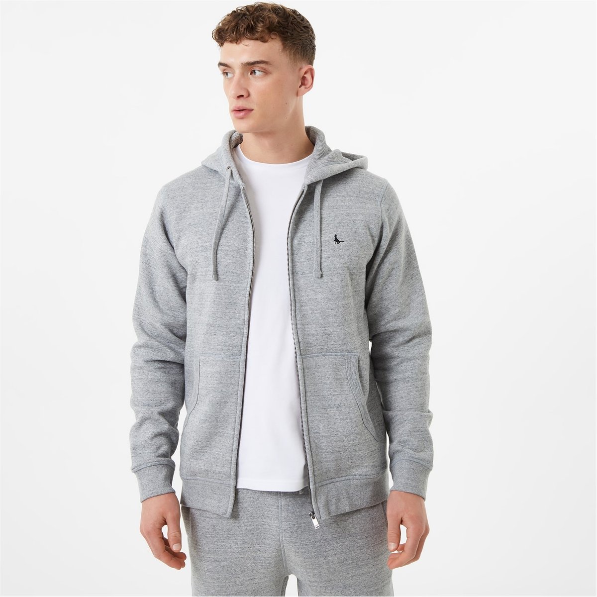 Jack wills cheap grey zip hoodie