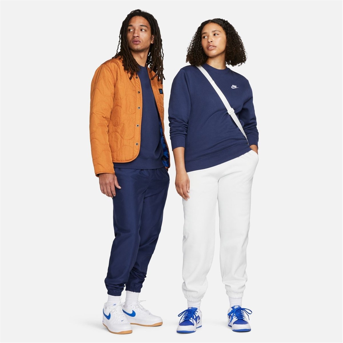 Nike club outlet crew navy