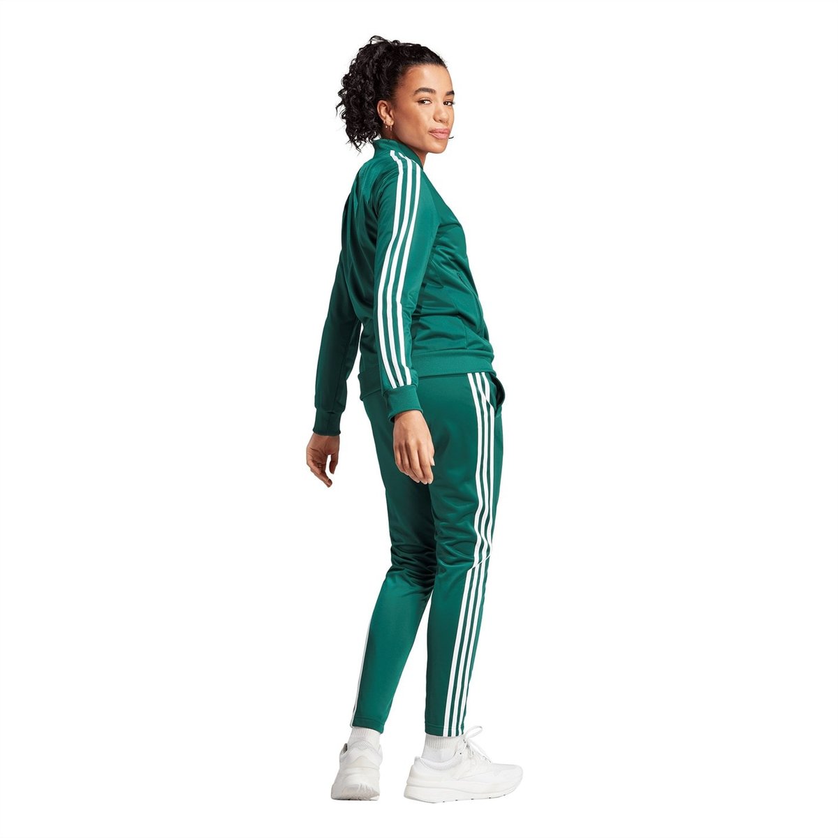 Adidas back 2 on sale basics 3 stripes tracksuit