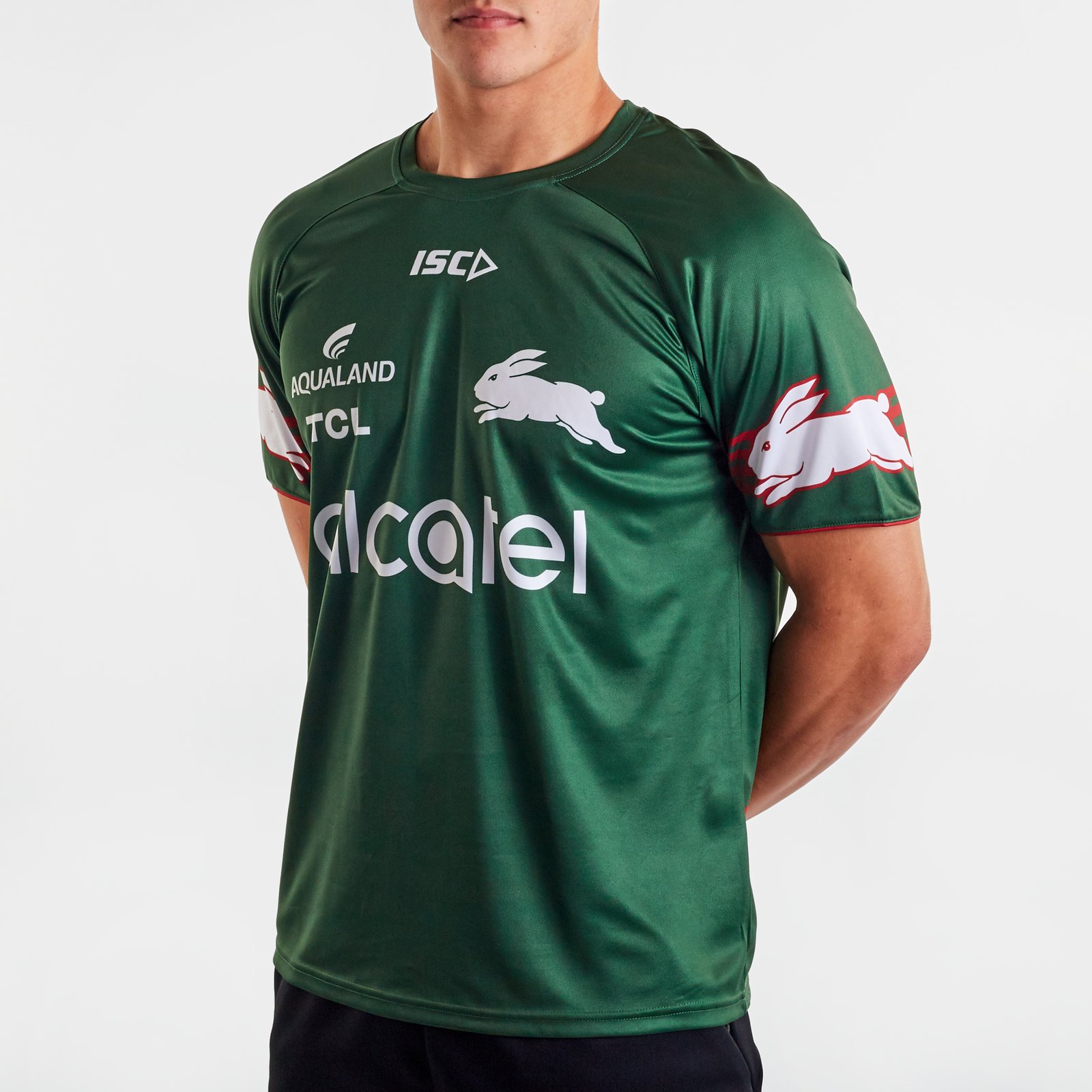 ISC South Sydney Rabbitohs NRL 2020 Players Rugby Training T-Shirt
