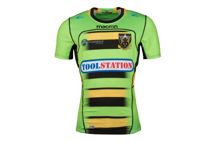 Northampton Saints 2017/18 Alternate S/S Authentic Test Rugby Shirt
