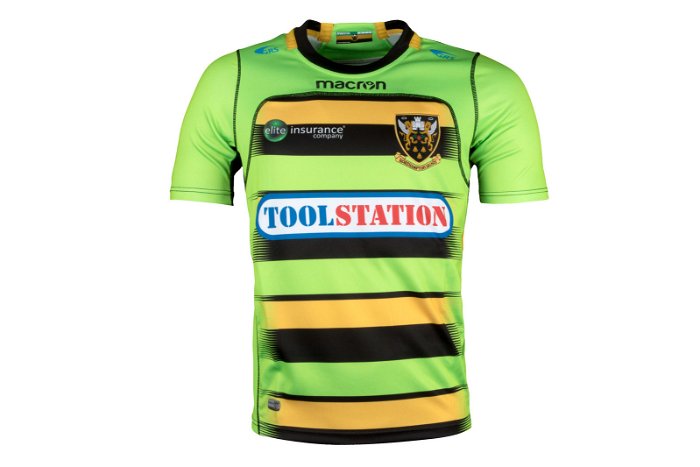 Northampton Saints 2017/18 Alternate Kids S/S Replica Rugby Shirt
