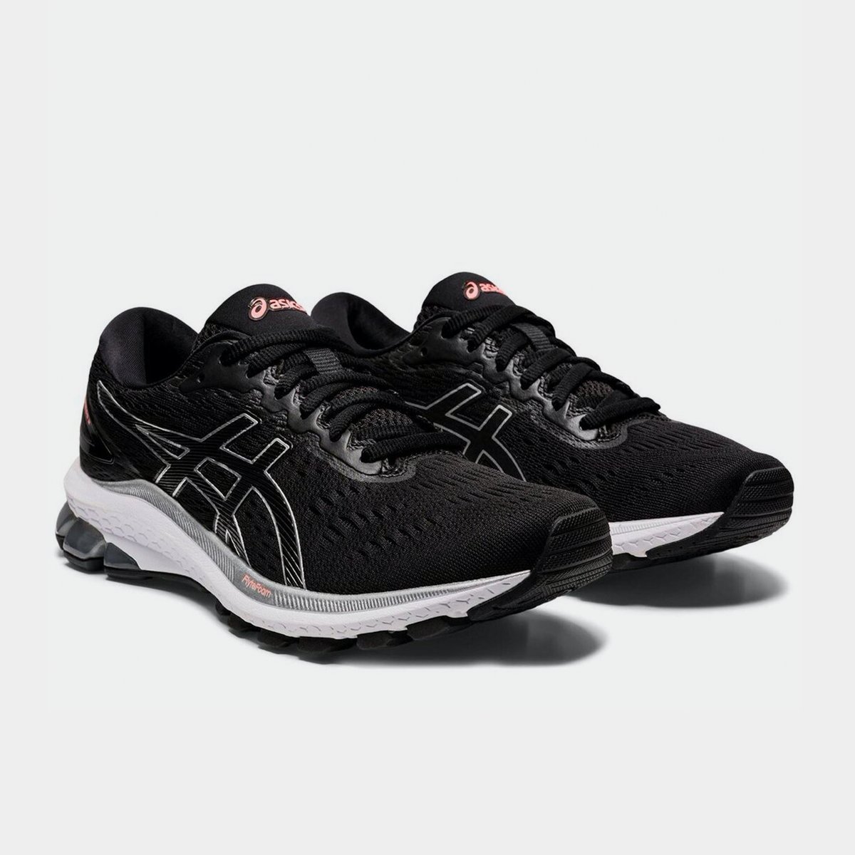 Black asics shop womens running