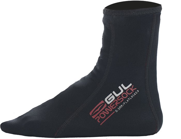 GUL Power Sock 0.5mm FL Black/Red, £12.50