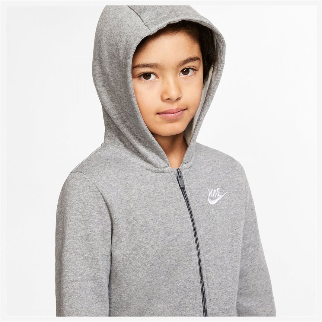 Nike fleece tracksuit junior best sale