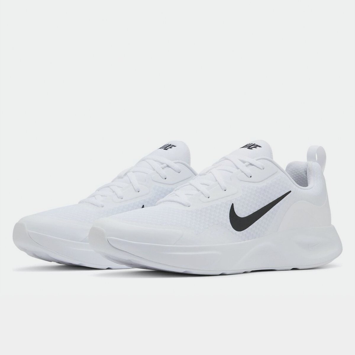 Nike trainers mens black and outlet white